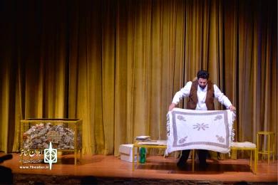 نمایش «ممد دُن کیشوت»-نویسنده و کارگردان:حجت اله تجلی-عکس: محمود ممتازان