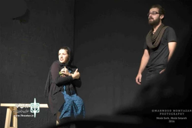 نمایش «مثل سرب، مثل ستاره»-کارگردان: سیداسماعیل سخایی- عکس: محمود ممتازان- پلاتو ارشاد بهبهان