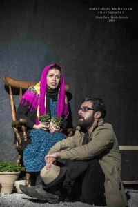 نمایش «مثل سرب، مثل ستاره»-کارگردان: سیداسماعیل سخایی- عکس: محمود ممتازان- پلاتو ارشاد بهبهان