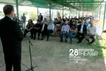 مراسم رونمایی از پوستر بیست و هشتمین جشنواره تئاتر استان خوزستان-عکس: داریوش نیک محمدی