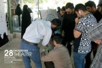 مراسم رونمایی از پوستر بیست و هشتمین جشنواره تئاتر استان خوزستان-عکس: داریوش نیک محمدی