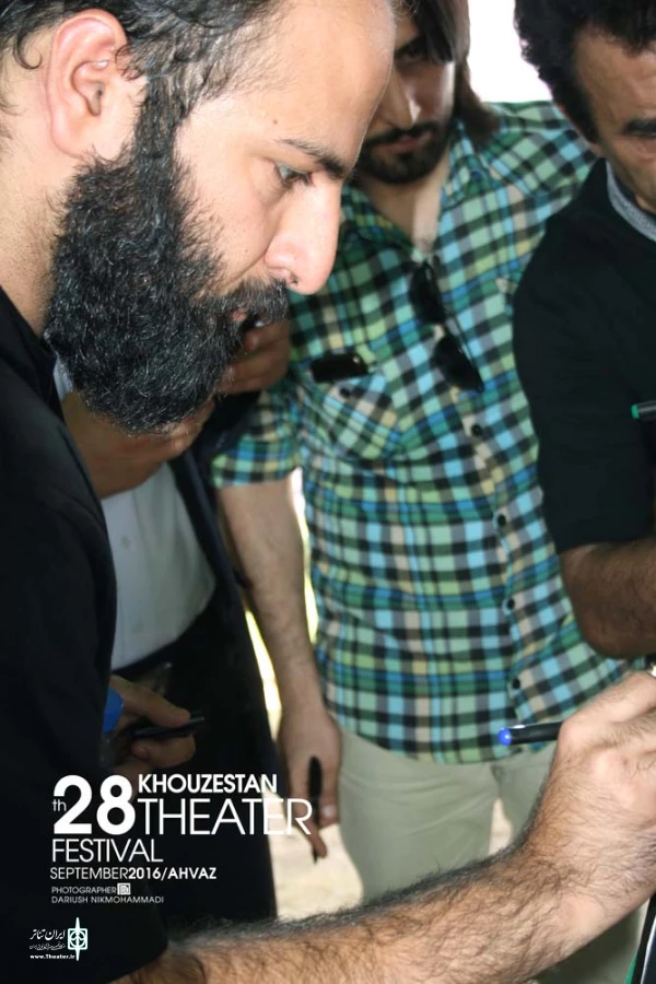 مراسم رونمایی از پوستر بیست و هشتمین جشنواره تئاتر استان خوزستان-سری دوم-عکس: داریوش نیک محمدی