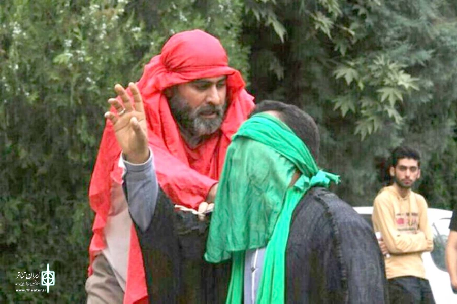 نمایش خیابانی «رهسپار خیمه ها» در چزابه اجرا شد 2