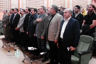 آئین افتتاحیه نخستین جشنواره تئاتر فجر استانی خوزستان - اهواز - تالار مهتاب