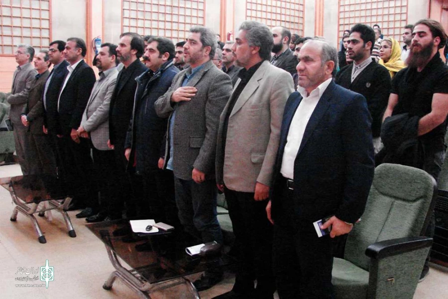 آئین افتتاحیه نخستین جشنواره تئاتر فجر استانی خوزستان - اهواز - تالار مهتاب