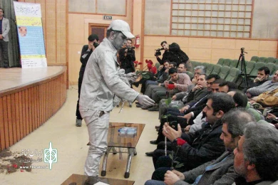 آئین افتتاحیه نخستین جشنواره تئاتر فجر استانی خوزستان - اهواز - تالار مهتاب