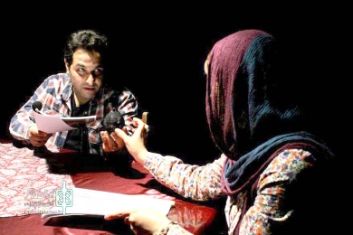 نمایشنامه خوانی «کابوس یک خانه» - کارگردان: مرتضی امینی پور - امیدیه - خرداد 1396