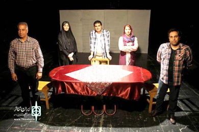 نمایشنامه خوانی «کابوس یک خانه» - کارگردان: مرتضی امینی پور - امیدیه - خرداد 1396