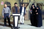 تجلیل از خانواده شهید مدافع حرم در سومین شب سوگواره محراب خون 2