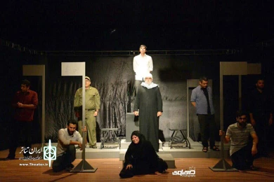 نمایش «حاتم» - نویسنده: سیدصادق فاضلی - کارگردان: سعید نگراوی- بیستمین جشنواره ملی تئاتر فتح خرمشهر- 1396