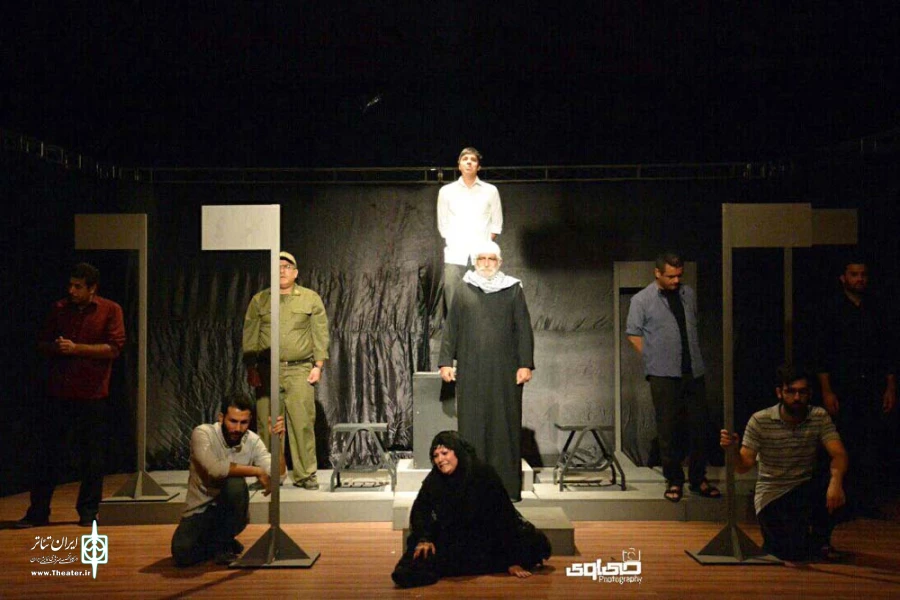 نمایش «حاتم» - نویسنده: سیدصادق فاضلی - کارگردان: سعید نگراوی- بیستمین جشنواره ملی تئاتر فتح خرمشهر- 1396