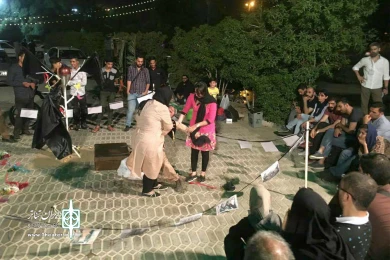 نمایش های خیابانی بیستمین جشنواره ملی تئاتر فتح خرمشهر- 1396