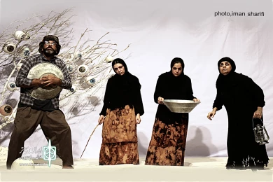 نمایش«دیبهمین شصت هزار و پنج به روایت باد سخت»-کارگردان: سیاوش عالیپور-عکاس: ایمان شریفی- بیست و نهمین جشنواره تئاتر استان خوزستان