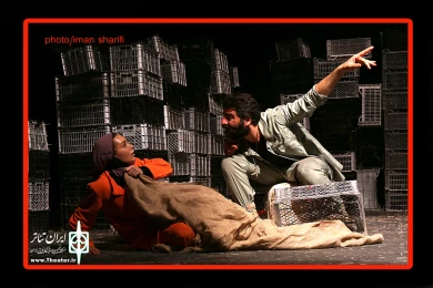 نمایش «موج سواری در چشمان سپید»-کارگردان: دانیال سیاحی-عکاس: ایمان شریفی-بیست و نهمین جشنواره تئاتر استان خوزستان