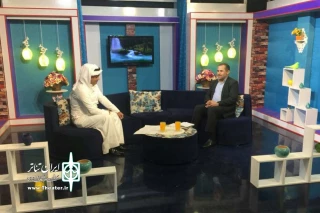 حضور دبیر نخستین جشنواره ملی تئاتر اهواز در شبکه تلویزیونی الاهواز