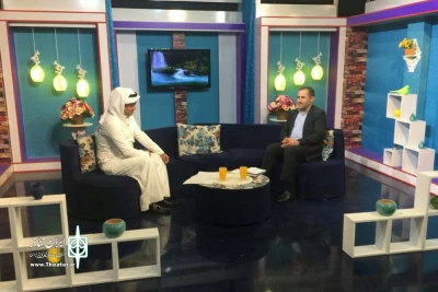 حضور دبیر نخستین جشنواره ملی تئاتر اهواز در شبکه تلویزیونی الاهواز