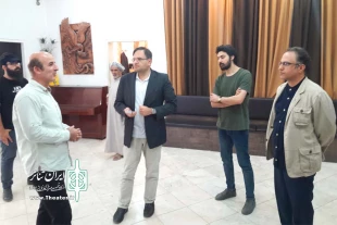 بازدید مدیرعامل انجمن هنرهای نمایشی ایران از مجموعه تالار آفتاب و خانه هنرمندان اهواز 4