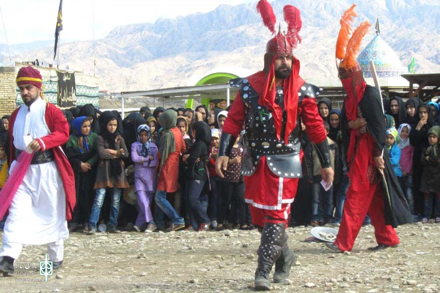برگزاری ده مجلس تعزیه در دهه ی اول محرم در شهرستان باغملک 2