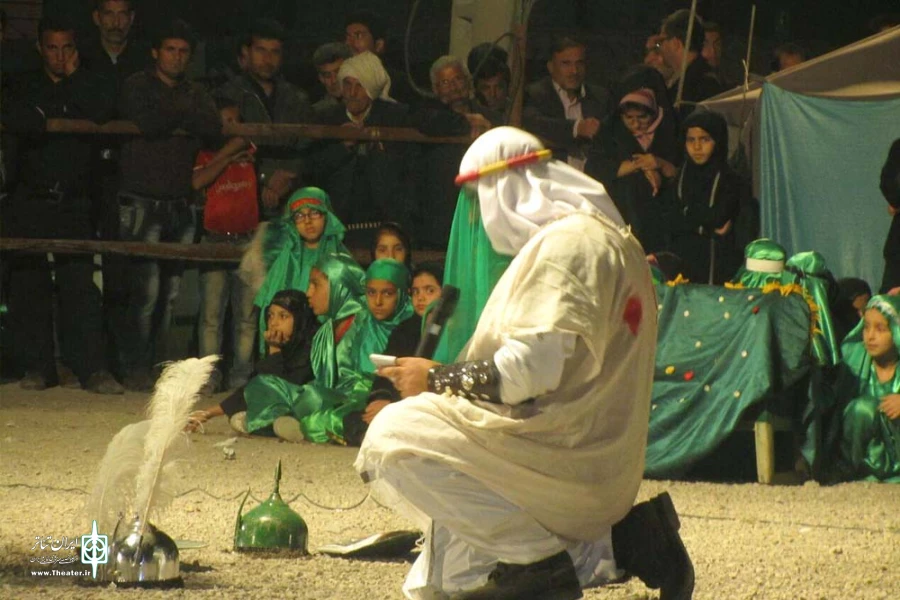 برگزاری ده مجلس تعزیه در دهه ی اول محرم در شهرستان باغملک 3