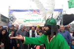 استقبال زائرین از دومین سوگواره تئاتر میدانی و تعزیه اربعین حسینی (ع) در چذابه بسیار خوب است 2