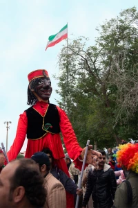 شادپیمایی افتتاحیه سومین جشنواره منطقه ای نمایش های آئینی سنتی نرگس ارغون بهبهان - عکس: داریوش قنبرنسب - 23 دبماه 97