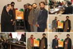 از پوستر نخستین جشنواره نمایشنامه خوانی «توفای سرخ» در حوزه هنری استان خوزستان رونمایی شد 3