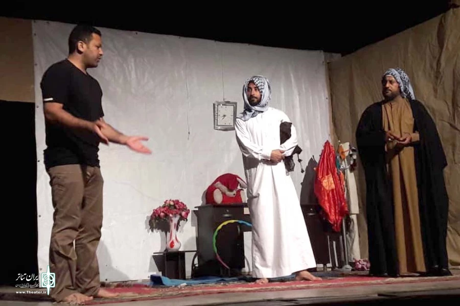 اجرای مجدد نمایش عربی «دمعة المهرج» در شهرستان هویزه 2