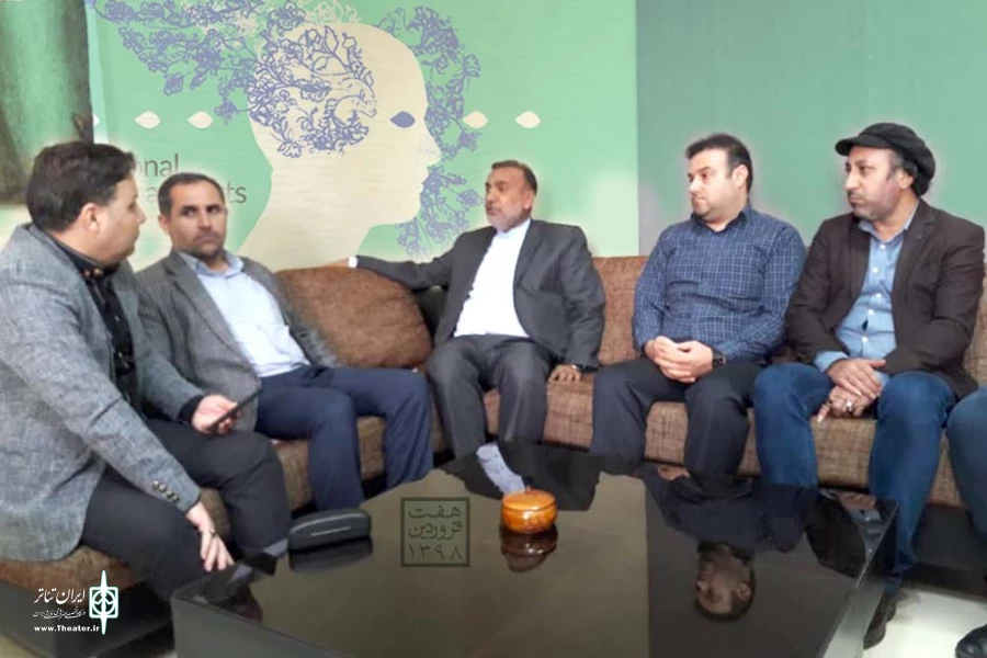 اولین نشست مدیر کل فرهنگ و ارشاد اسلامی خوزستان با مدیران تئاتر خوزستان در سال جدید 2