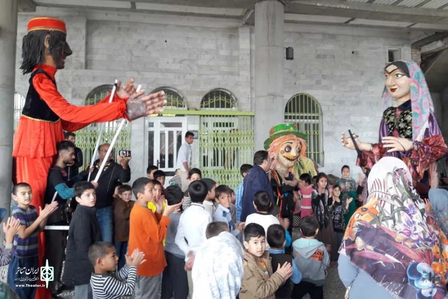 کاروان مهر تئاتر خوزستان به استان سیل زده گلستان سفر کرد 11