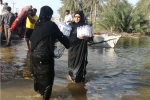 حضور کاروان مهر تئاتر خوزستان در مناطق سیل زده سوسنگرد 4