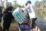حضور کاروان مهر تئاتر خوزستان در مناطق سیل زده سوسنگرد 6