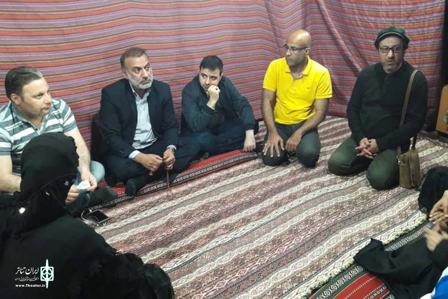 حضور مدیر کل فرهنگ و ارشاد اسلامی خوزستان در ستاد جمع آوری کمک های هنرمندان در اهواز 2