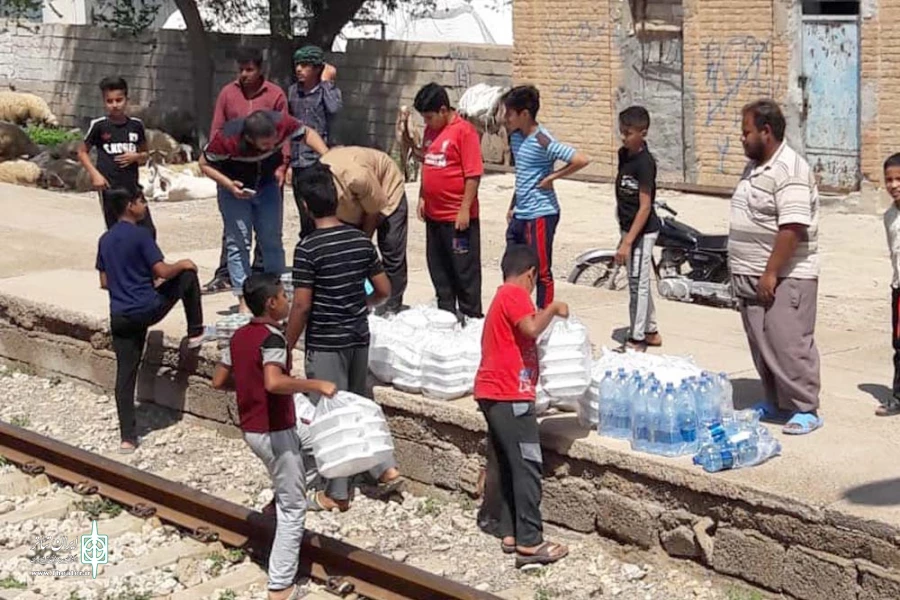 کاروان مهر هنرمندان تئاتر استان خوزستان به ایستگاه بامدژ رسید 7