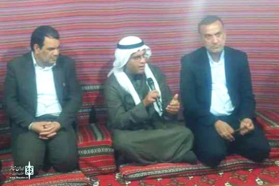 مدیرکل امور استان های وزارت فرهنگ و ارشاد اسلامی از موکب هنرمندان تئاتر بازدید کرد 2