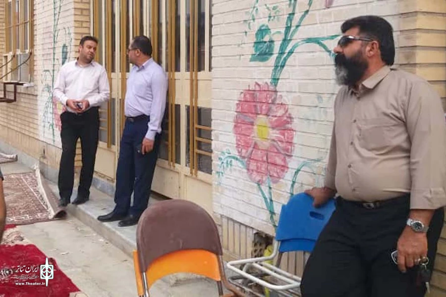 از مجموعه امکانات تالارها و محل های اسکان شهرستان شوش بازدید به عمل آمد 4