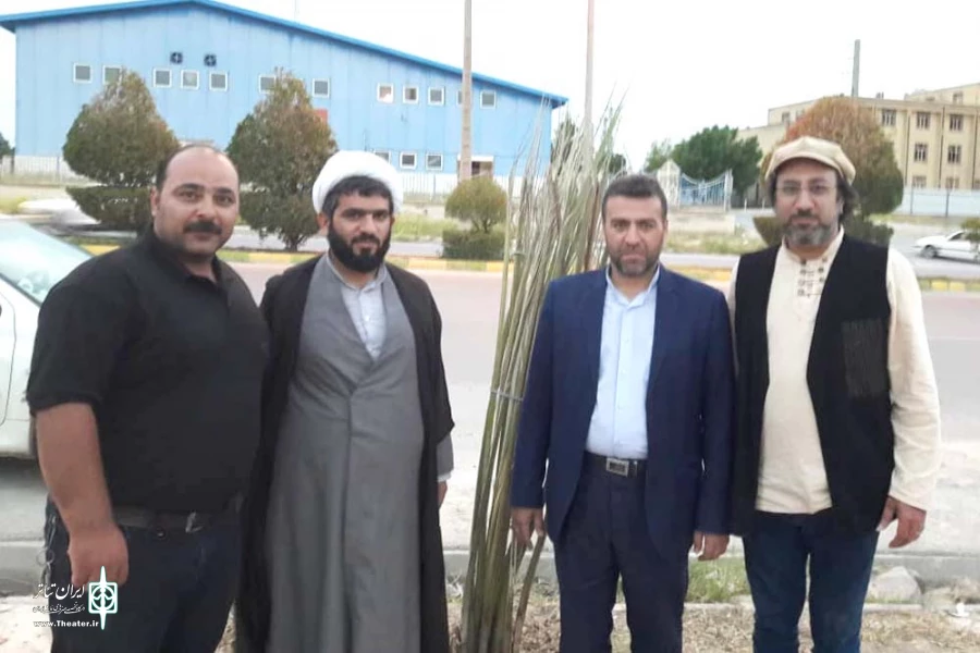 درخت نخل هنرمندان تئاتر در شهرستان بهبهان کاشته شد 2
