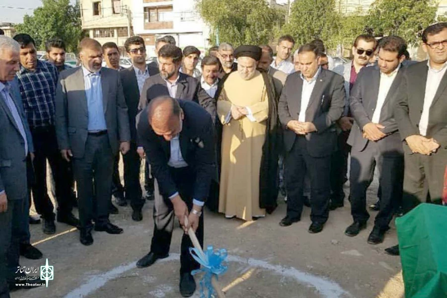 مراسم کلنگ زنی سالن پلاتو در شهرستان اندیمشک برگزار شد 2
