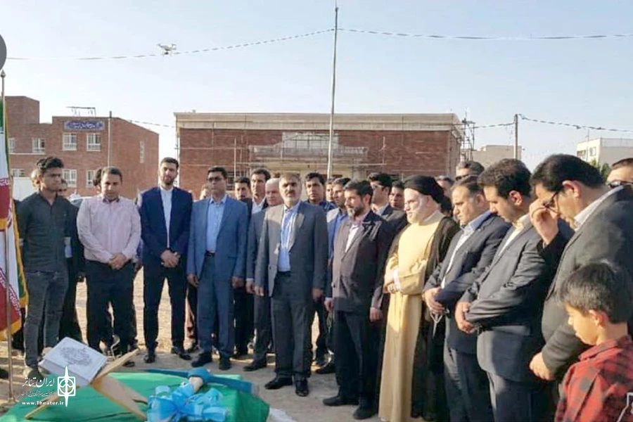 مراسم کلنگ زنی سالن پلاتو در شهرستان اندیمشک برگزار شد 3