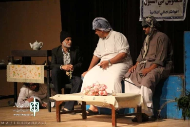 گزارش تصویری نمایش «خمیس جنتلمن»-کارگردان: ابراهیم حبیبی-عکس: مجید شهبازی-تیرماه 98-تالار ملافاضل سکرانی شادگان