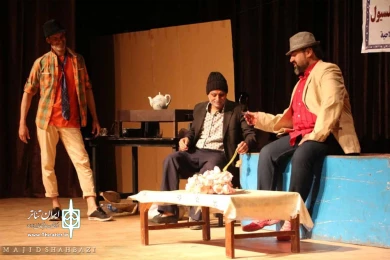 گزارش تصویری نمایش «خمیس جنتلمن»-کارگردان: ابراهیم حبیبی-عکس: مجید شهبازی-تیرماه 98-تالار ملافاضل سکرانی شادگان