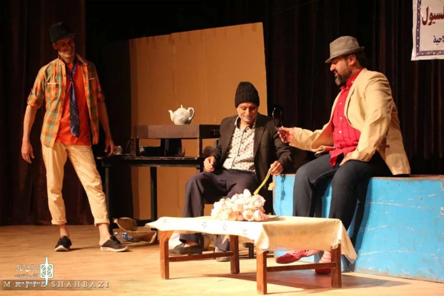 گزارش تصویری نمایش «خمیس جنتلمن»-کارگردان: ابراهیم حبیبی-عکس: مجید شهبازی-تیرماه 98-تالار ملافاضل سکرانی شادگان