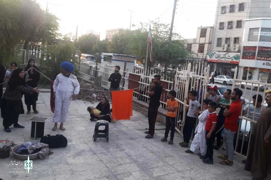 نمایش خیابانی «کار دوم» در سوسنگرد اجرا شد 4