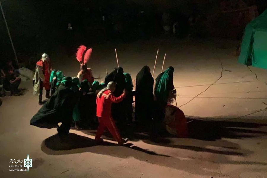 نمایش محیطی «از کربلا تا شام» در آغاجاری اجرا شد 4