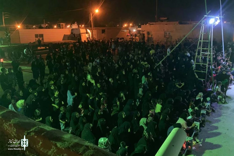 نمایش محیطی «از کربلا تا شام» در آغاجاری اجرا شد 5