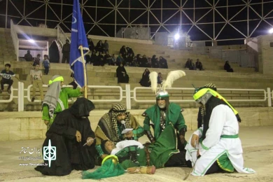 گزارش تصویری چهارمین شب هفتمین سوگواره عاشورائیان دزفول - عکس: سمیه مقدم - 10 مهرماه 98 - دزفول