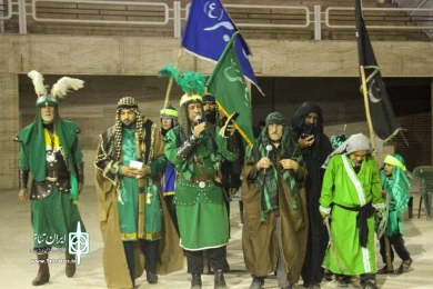 گزارش تصویری چهارمین شب هفتمین سوگواره عاشورائیان دزفول - عکس: سمیه مقدم - 10 مهرماه 98 - دزفول