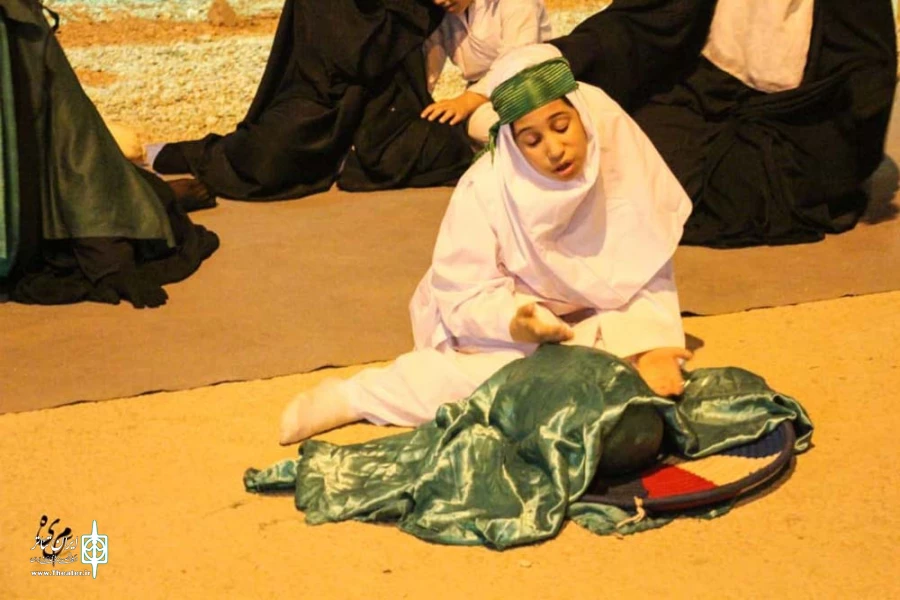 مجلس تعزیه «حضرت رقیه(س)» در پایانه مرزی چذابه اجرا شد 4