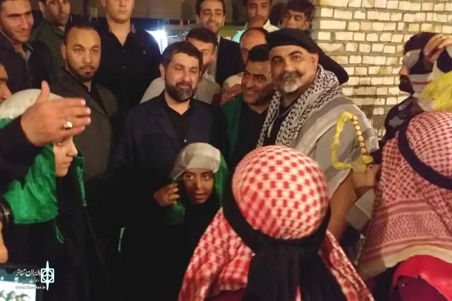 استاندار خوزستان از تئاترهای میدانی و مجلس تعزیه در پایانه مرزی چذابه بازدید کرد 2