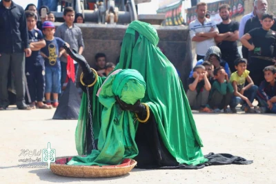 با اجرای گروه تئاتر فدک؛

چذابه میزبان تعزیه محیطی «یاس سه ساله» شد