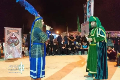 توسط گروه نمایش سنتی شوش؛

مجلس تعزیه خوانی«حضرت قاسم در پایانه مرزی چزابه اجرا شد